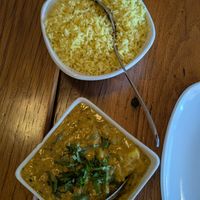 Vegetable korma with coconut milk at Flavor of India in Longmont