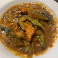 Vegetable curry  at Ponte Rosso in Nara
