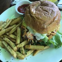 Many different vegan burgers to choose from and a lot more !  at Albedrío in Tegucigalpa