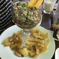 Start your meal with the entrée of your choice! Beautiful, good and vegan !  at Albedrío in Tegucigalpa