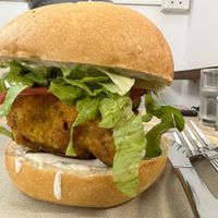 Chick’un Burger  at Kiez - Vegan Butcher Cafe & Bistro in Hanoi