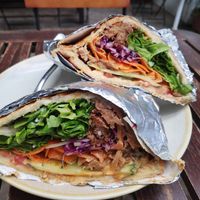 This was huge but so tasty and filling. at Kiez - Vegan Butcher Cafe & Bistro in Hanoi