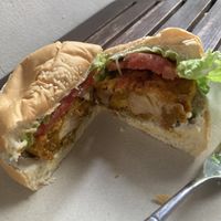 Chick’un burger  at Kiez - Vegan Butcher Cafe & Bistro in Hanoi