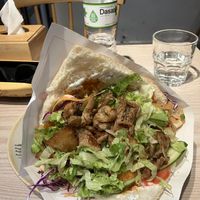 Worth figuring out how to eat it - tasty!  at Kiez - Vegan Butcher Cafe & Bistro in Hanoi