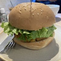Chick’n burger  at Kiez - Vegan Butcher Cafe & Bistro in Hanoi
