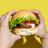 Burger at Kiez - Vegan Butcher Cafe & Bistro in Hanoi