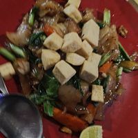 Pad see ew at Tum Restaurant in Koh Phayam