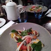 Starter, citrus salad at No35 in Kenmare