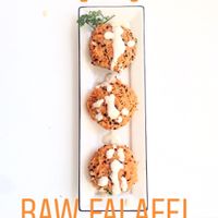 Raw Falafel from my raw meals challenge at @myveganyummymuffins at My Vegan Yummy Muffins - Workshops in North London