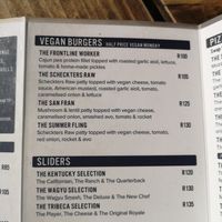 Top 4 burgers are vegan at Hudsons in Johannesburg
