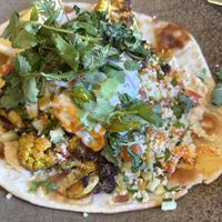 Cauliflower souvlakii  at Monk Bodhi Dharma in Balaclava