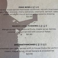 Menu March 2025 (3)  at Monk Bodhi Dharma in Balaclava