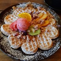 Vegane Monatswaffel Januar at 401 - Waffeln & Co in Jena