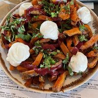 Bens sweet potato fries  at Honest Greens in Lisbon