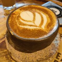 Dirty chai at Honest Greens in Lisbon