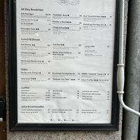 Menu  at GRØD - Nordre Frihavnsgade in Copenhagen