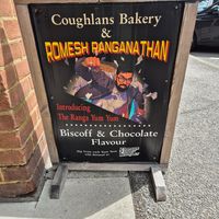 Sign outside at Coughlans Bakery - Lingfield in Lingfield