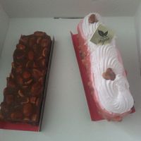 Snicker vegan et framboise tarte at Moulin d'Elise in Saint-brieuc