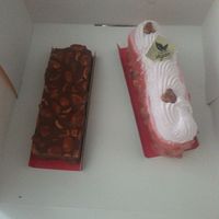 Snickers vegan et tarte framboise at Moulin d'Elise in Saint-brieuc