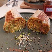 Burrito breakfast #Veganuary at Carrito Organic in Sao Paulo