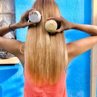 Best shampoo ever  at Vegan Flor de Loto in Mexico City