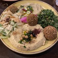 Vegan mezze platter 😍 #Veganuary at Bakchich in Liverpool