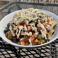 Seitan nachos at Nom Eats with Seats in Reno