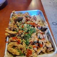 Soy curls at Nom Eats with Seats in Reno