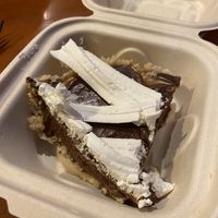 GF chocolate peanut pie  at Nom Eats with Seats in Reno
