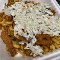 Buffalo Nom loaded Mac 😛 at Nom Eats with Seats in Reno