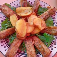 Briwat de verdura at El Cortijo in Zahara De La Sierra