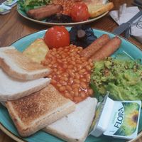 All day vegan breakfast at Esquires Coffee in Dorking