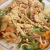 Pad thaï with "chicken" at Cantine De Lotus in Paris