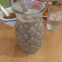 Taro Milk tea minus tapioca at Cantine De Lotus in Paris