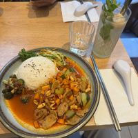 Kungpao ‘chicken’   at Cantine De Lotus in Paris