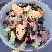 V kimchi starter  at The Views Vegetarian Restaurant in Kaiteriteri