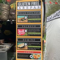 Menu options at Pacheco in Dublin