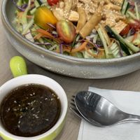 Tofu salad  at Hidden Forest Hideout in Bangkok