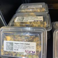 Vegan chik’n salad at Ann's Health Food Center & Market - Red Bird in Dallas