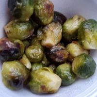 These Brussels sprouts kept jumping in my mouth. I regretted getting them to share haha at 3 Hogs BBQ in Hanover