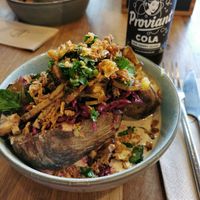 "Kai-Uwe" wurde restlos verputzt :-) at Potateria in Mannheim