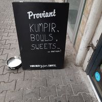 Water for dogs maybe? at Potateria in Mannheim