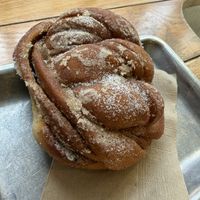 Cardamom bun   at Steam Yard in Sheffield