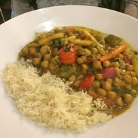 Curry at Terrace at Hotel Arribas in Colares