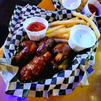 BBQ Wings at Shanghai Tunnel Bar in Portland