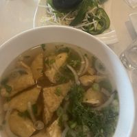 Vegan pho with tofu   at Pho Haus in Denver