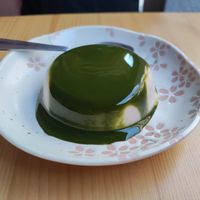 Matcha tofu dessert at Mukuchi 無口小廚 - WúKǒu Xiǎo Chú in Taipei