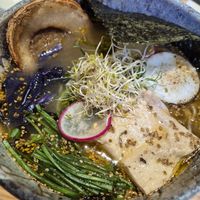 Truffle ramen with added char siew at Mukuchi 無口小廚 - WúKǒu Xiǎo Chú in Taipei