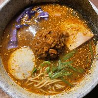 Sugar cane Szechuan ramen  at Mukuchi 無口小廚 - WúKǒu Xiǎo Chú in Taipei