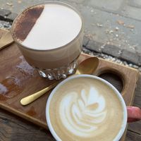 Chai latte en cappuccino   at Jungle Café & Catering in Eindhoven